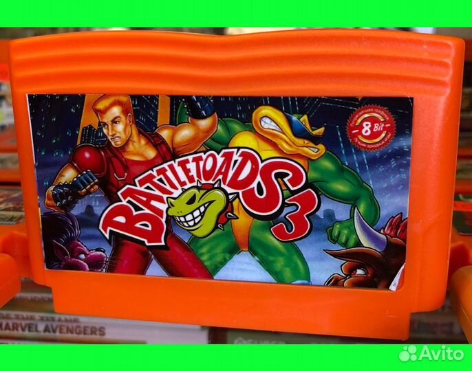 Картридж Денди Боевые лягушки3