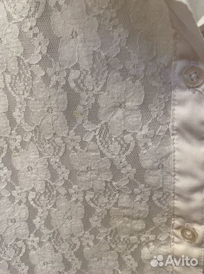 Рубашка белая 164