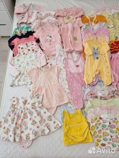 Вещи на девочку с рождения до года 62-80 р