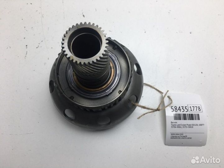 Вал кпп Toyota Land Cruiser Prado KDJ120L 1kdftv