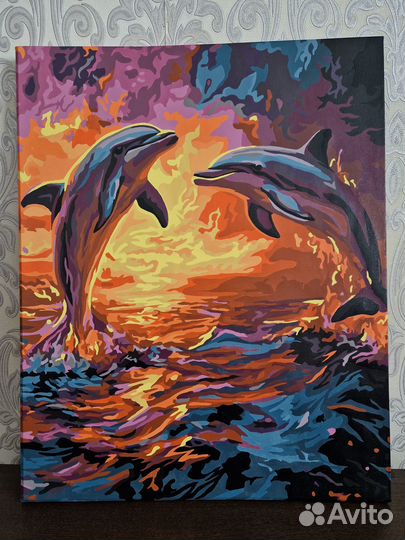 Картина по номерам готовая