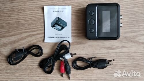 Bluetooth 5,0 аудио передатчик приемник с ЖК-диспл