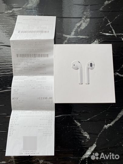 Беспроводные наушники apple airpods 2