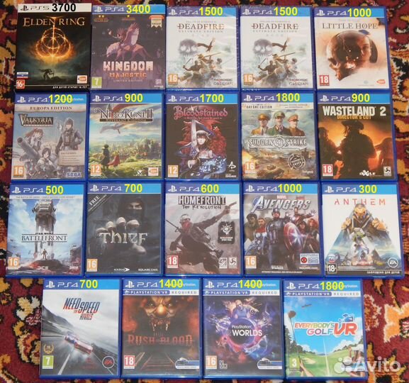 Игры для Playstation 3 Playstation 4