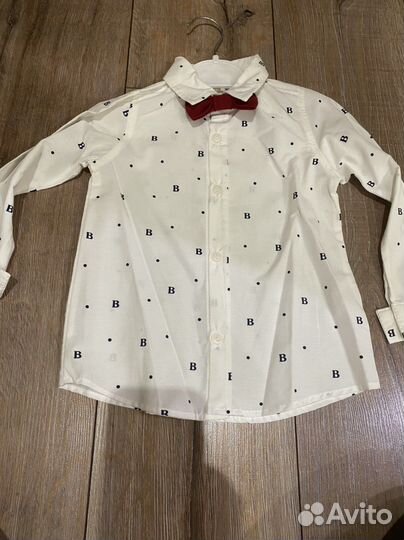 Рубашка с кардиганом на утренник