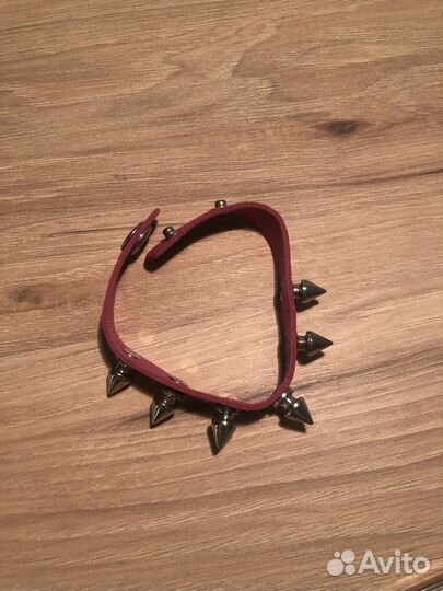 Кожаный ошейник для животных