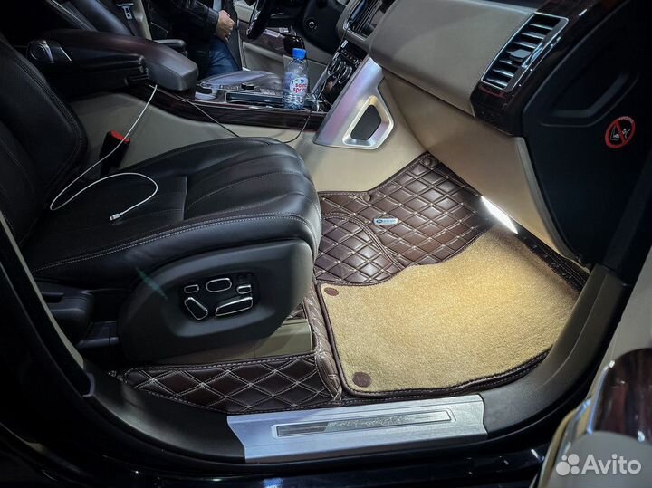 Коврики 3D автомобильные из экокожи не Китай