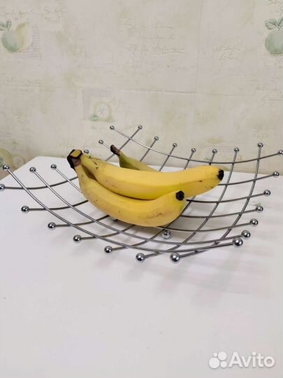 Большая корзинка для фруктов из стали