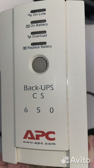 Бесперебойник APC Back-UPS CS 650 (ремонт-запчасти