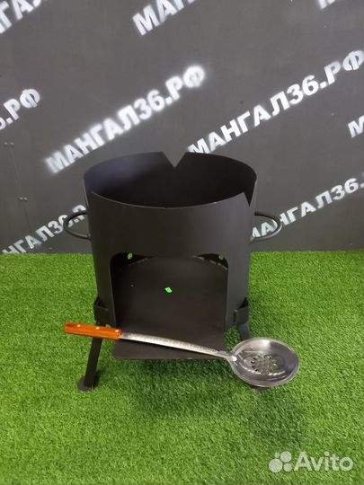 Печь под казан 8 литров, съемные ножки