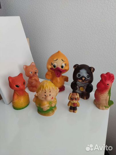 Резиновые игрушки СССР