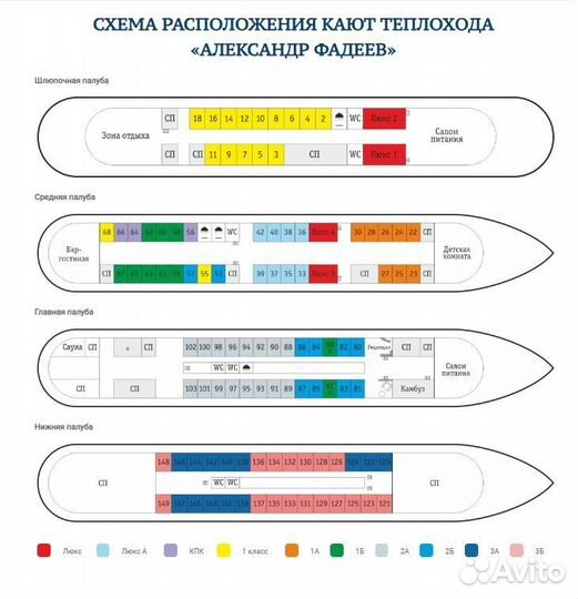 Круиз на теплоходе Александр Фадеев