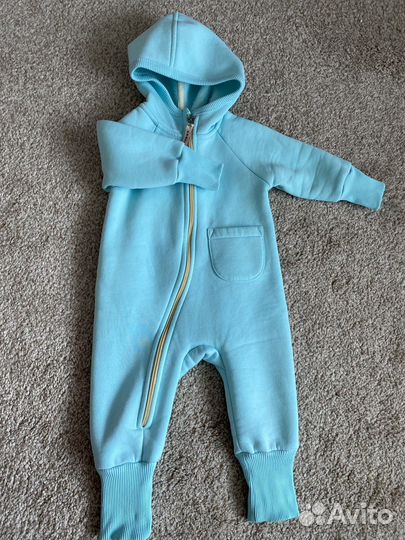 Флисовый комбинезон 74 80