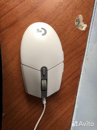 Игровая Мышка logitech g102 White/Белая проводная