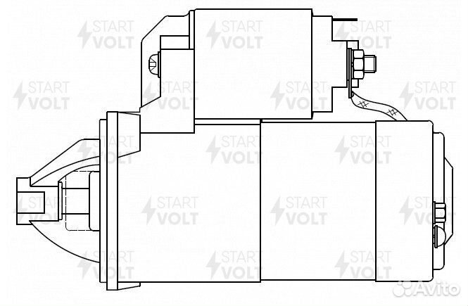 Стартер startvolt LSt 0813