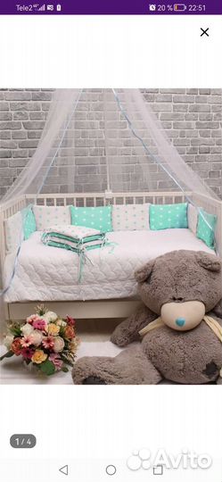 Бортики в кроватку