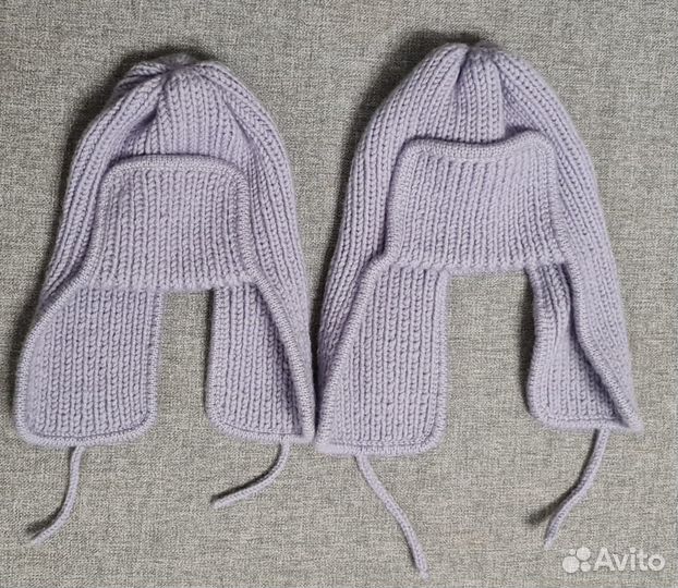 Шапки-ушанки, новые, hand made, family look