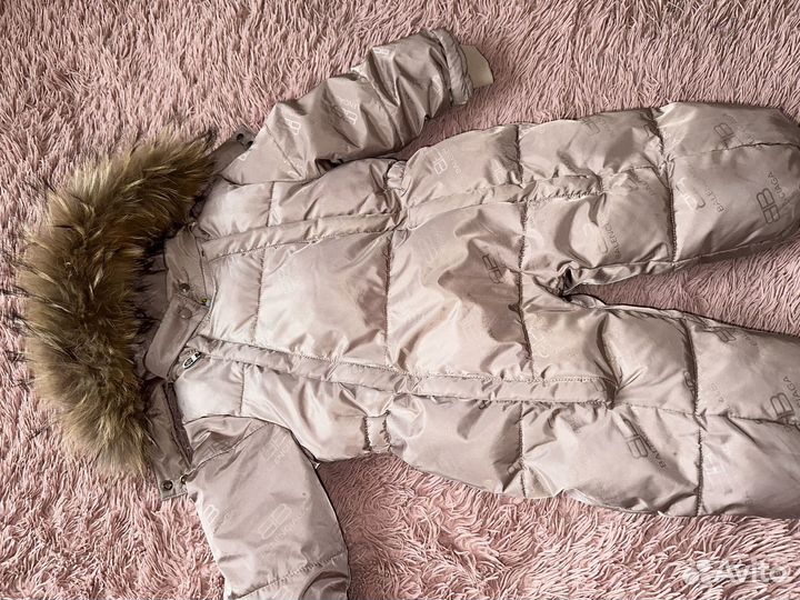 Детский зимний комбинезон на девочку