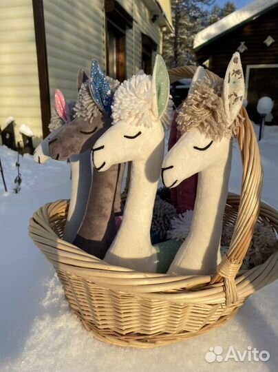 Игрушка- декор альпака