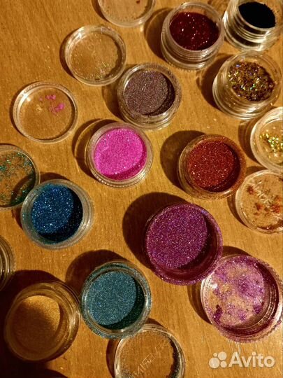 Блёстки для дизайна ногтей