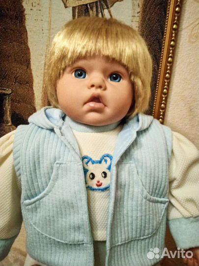 Кукла винил набивная