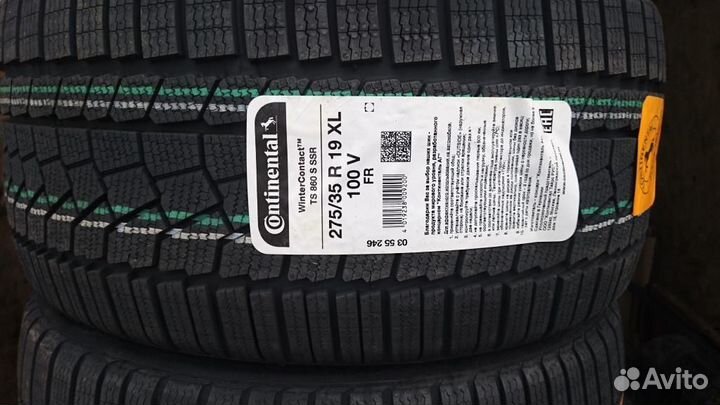 Continental WinterContact TS 860 S 245/40 R19 и 275/35 R19 100V