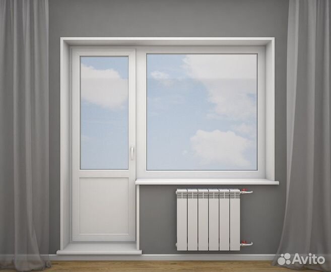 Дверь балконная с гарантией