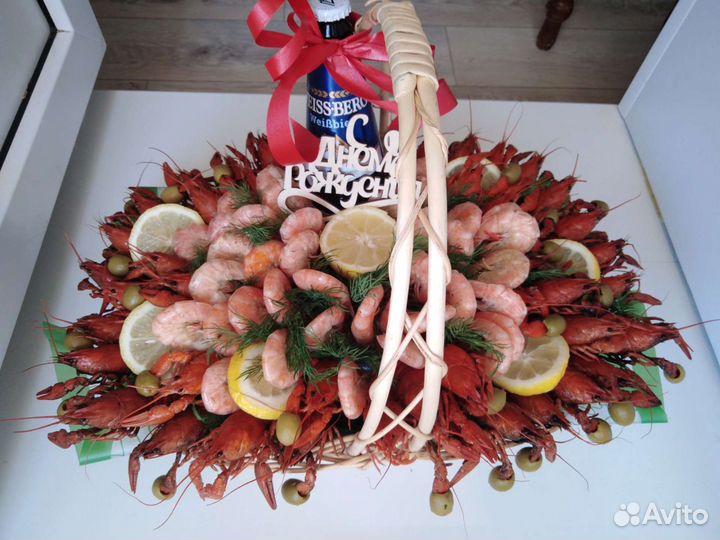 Раки, букеты, мужские букеты