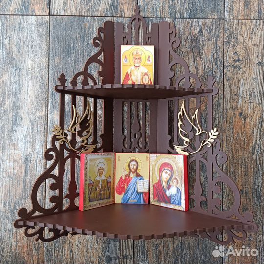 Иконостас полка для икон модель 19