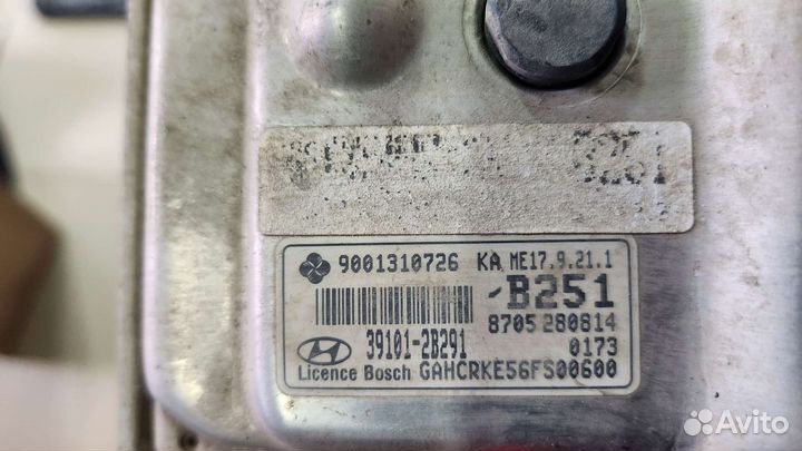 Эбу Hyundai solaris и Kia rio 39101-2B291