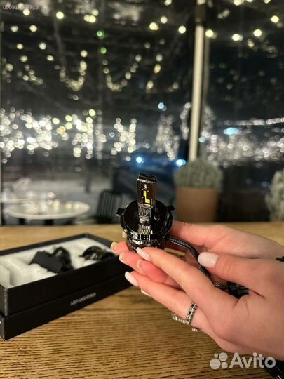 LED лампы H4 +500% к свету