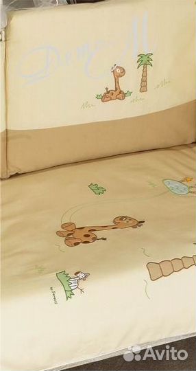 2 комплекта постельного белья Feretti + бампер