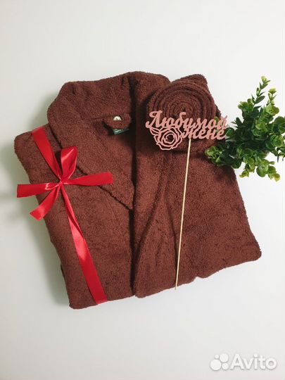 Махровый и бамбуковый халаты