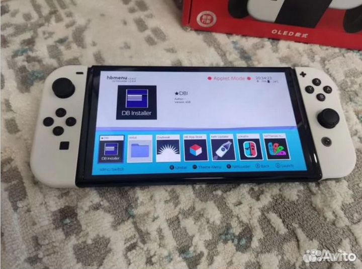 Новый прошитый Nintendo Switch Oled 128Gb