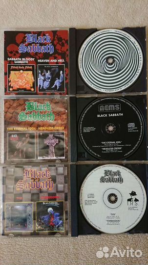 CD диски. Старый добрый рок