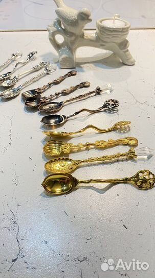 Ложечки чайные интерьерные 12 шт новые