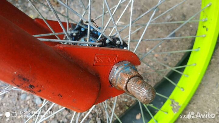 BMX рама вилка руль колеса педаль
