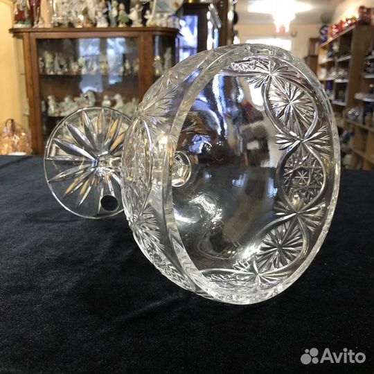 Конфетница хрусталь