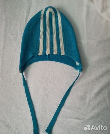 Шапка вязаная детская ссср.не колется