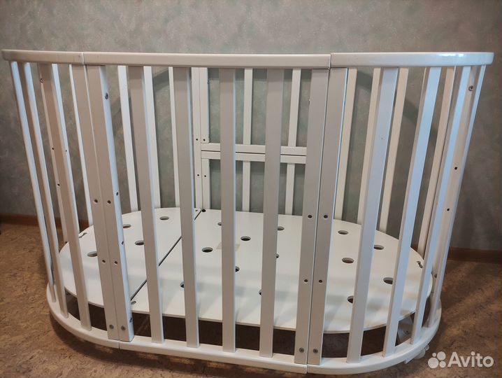 Детская кроватка круглая - овальная
