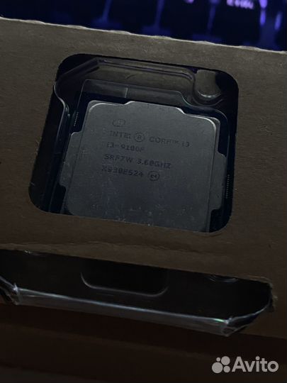 Процессор intel core i3 9100f