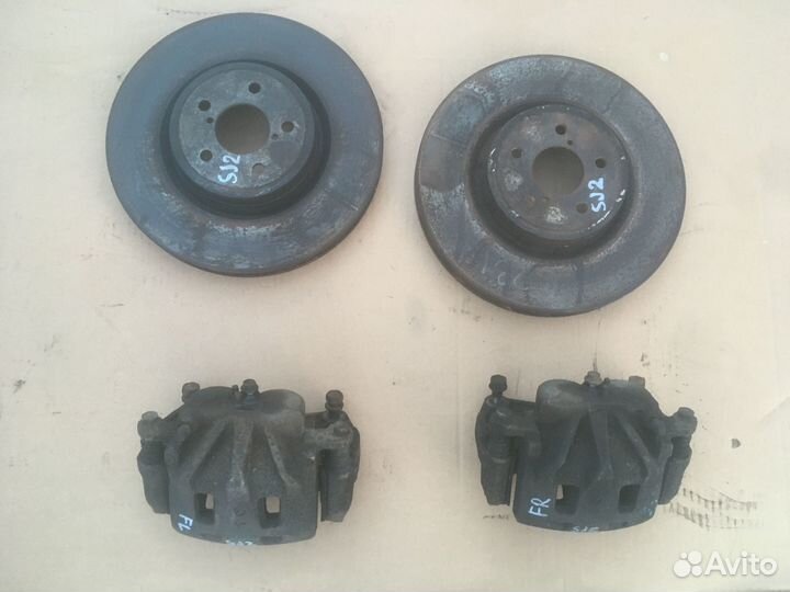 Subaru Forester SJ комплект тормоза перед турбо