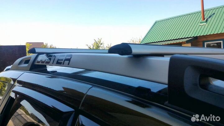Багажник на рейлинги Рено Дастер от 2015 гв крыло