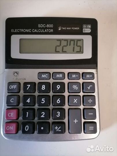 Калькулятор SDC-800 и MS-279LA