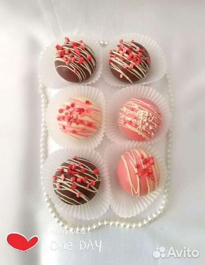 Шоколадные бомбочки с маршмеллоу