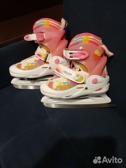Коньки детские для девочки раздвижные 30-33 размер