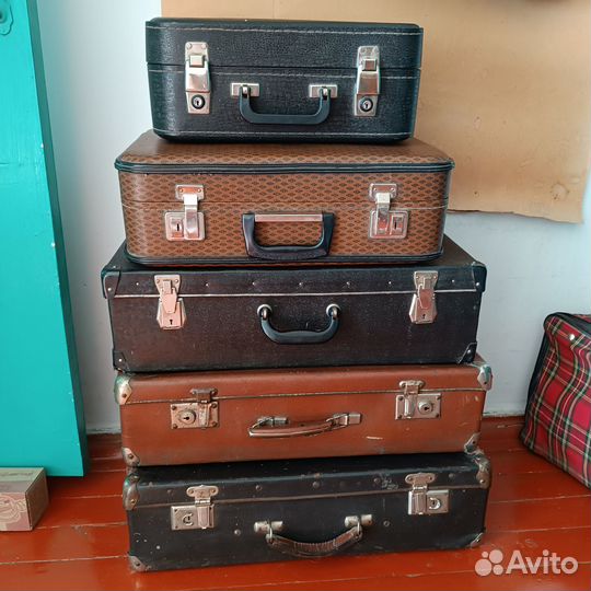 Чемодан СССР большой Декупаж Советский
