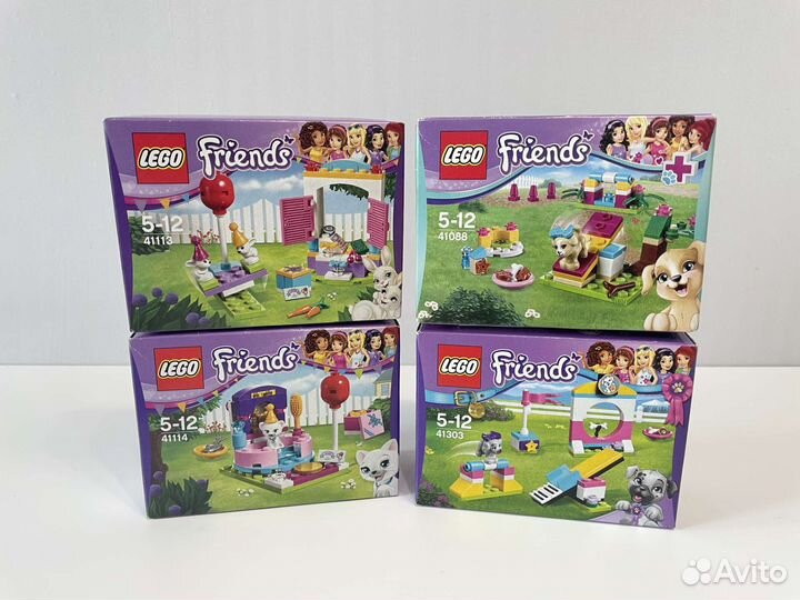 Lego Friends новые наборы День рождения и Щенки