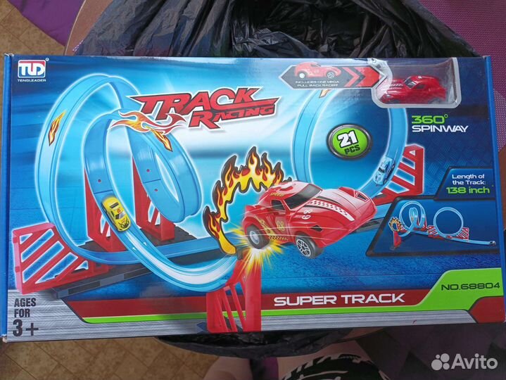 Инерционный трек с машиной