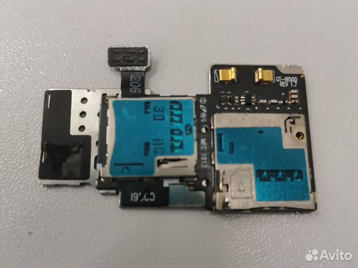 Шлейф SIM, MicroSD Samsung Galaxy S4 GT-i9500/9505